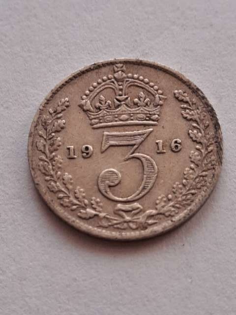 Suid Afrika 3 pensy Jerzy VI 1916 r