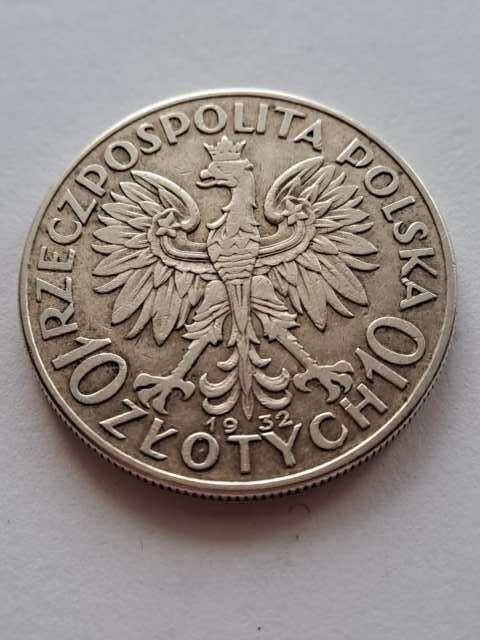 10 zł Głowa Kobiety 1932 r b/z