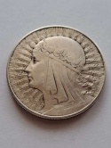 10 zł Głowa Kobiety 1932 r znak