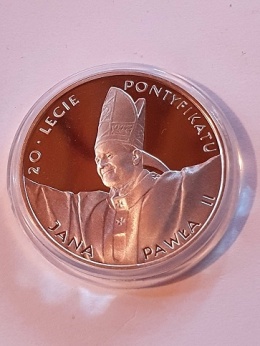 10 zł XX-Lecie Pontyfikatu 1998 r