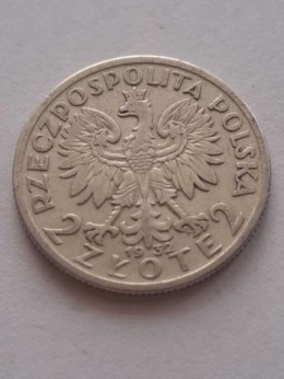 2 zł Głowa Kobiety 1932 r