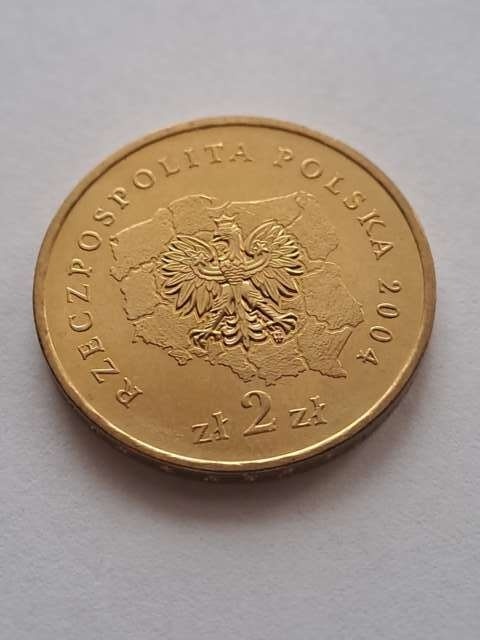 2 zł Województwo Śląskie 2004 r z woreczka