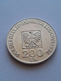 200 zł Mapka 1974 r