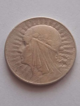 5 zł Głowa Kobiety 1933 r