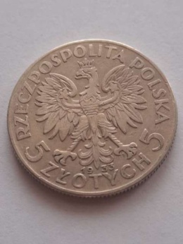 5 zł Głowa Kobiety 1933 r