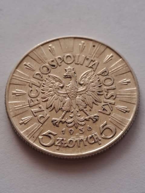 5 zł Józef Piłsudski 1936 r