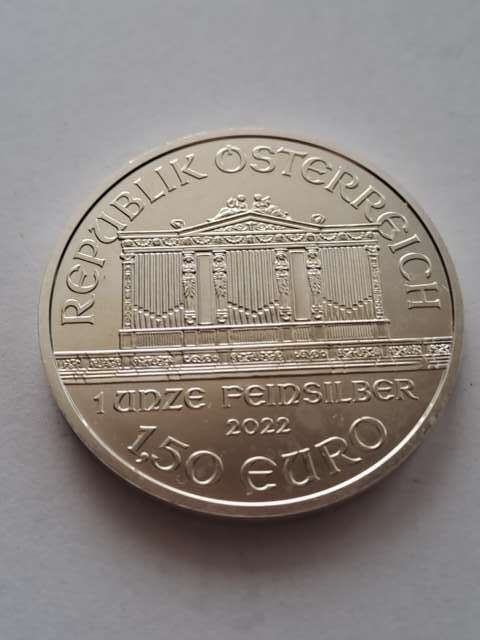 Austria 1,5 euru Filharmonik 2022 r
