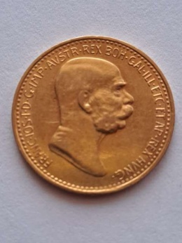 Austria 10 Koron 1848 - 1908 r