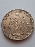 Francja 5 Franków Herkules 1875 r