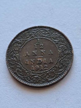 Indie 1/12 Anny Jerzy V 1912 r