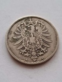 Niemcy 1 Marka Wilhelm I 1876 r A stan 3 NR/14