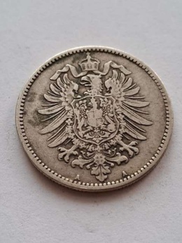 Niemcy 1 Marka Wilhelm I 1876 r A stan 3 NR/14