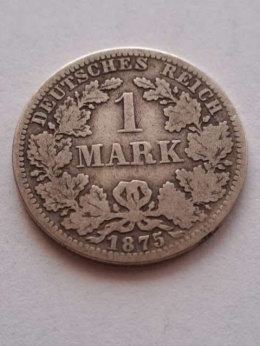 Niemcy 1 Marka Wilhelm I 1875 r A