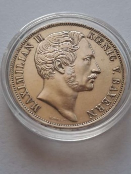 Niemcy 2 Guldeny Kolumna Madonny 1855 r