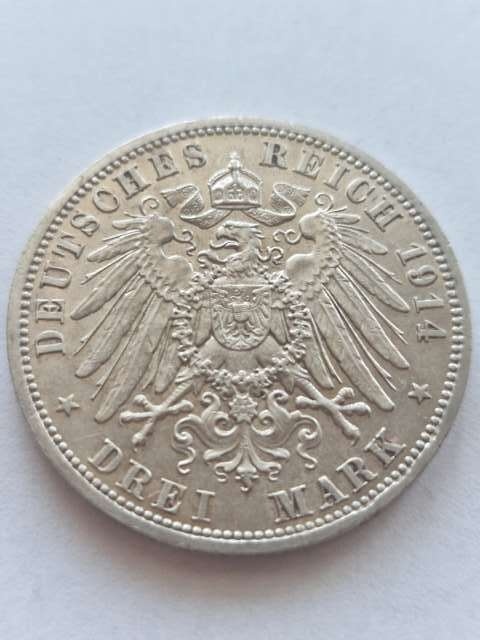 Niemcy 3 Marki Mundur 1914 r