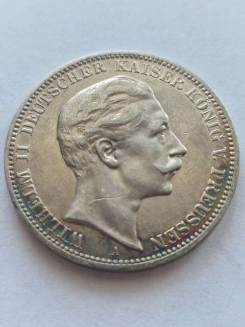 Niemcy 3 Marki Prusy 1911 r