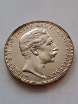 Niemcy 3 Marki Prusy 1910 r