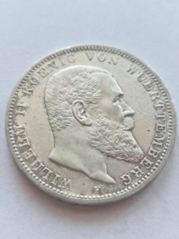 Niemcy 3 Marki Wirtembergia 1914 r