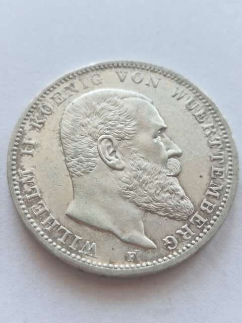 Niemcy 3 Marki Wirtembergia 1914 r