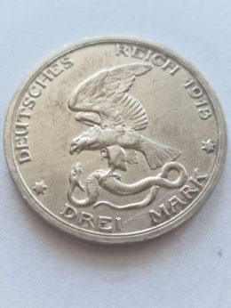 Niemcy 3 Marki Wojna z Francją 1913 r