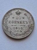Rosja 20 Kopiejek 1910 r
