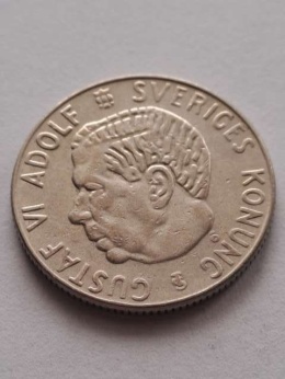 Szwecja 1 Korona Gustaf VI 1957 r