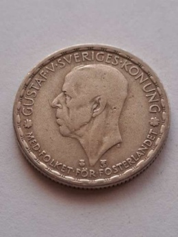 Szwecja 1 Korona Gustaf V 1948 r