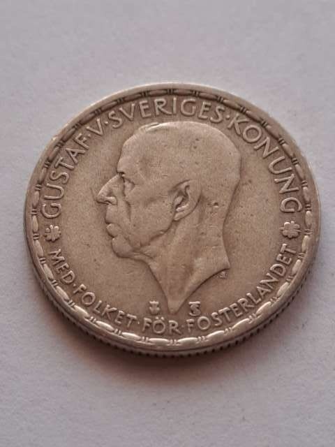 Szwecja 1 Korona Gustaf V 1948 r