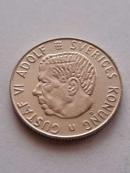 Szwecja 1 Korona Gustaf VI 1964 r