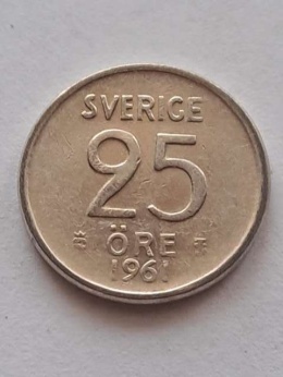 Szwecja 25 Ore 1961 r