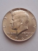 USA 1/2 Dollara Kennedy 1967 r