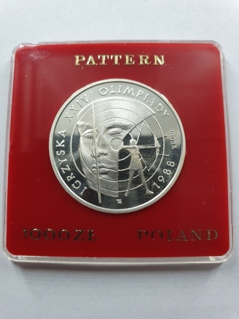 1000 zł Igrzyska XXIV Olimpiady 1987 r