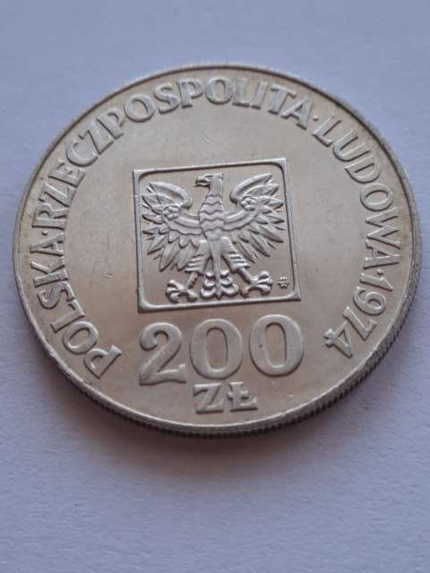 200 zł Mapka 1974 r