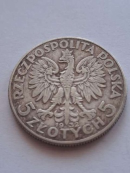 5 zł Głowa Kobiety 1932 r