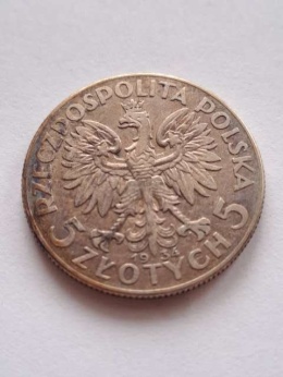 5 zł Głowa Kobiety 1934 r