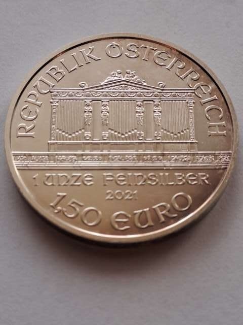 Austria 1,5 euru Filharmonik 2021 r