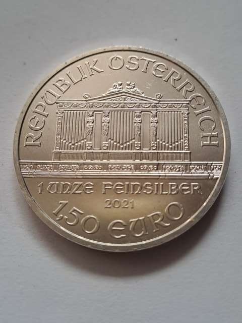 Austria 1,5 euru Filharmonik 2021 r