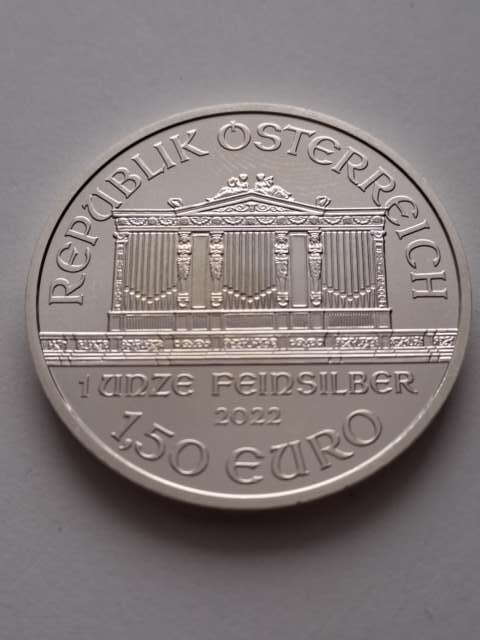Austria 1,5 euru Filharmonik 2022 r