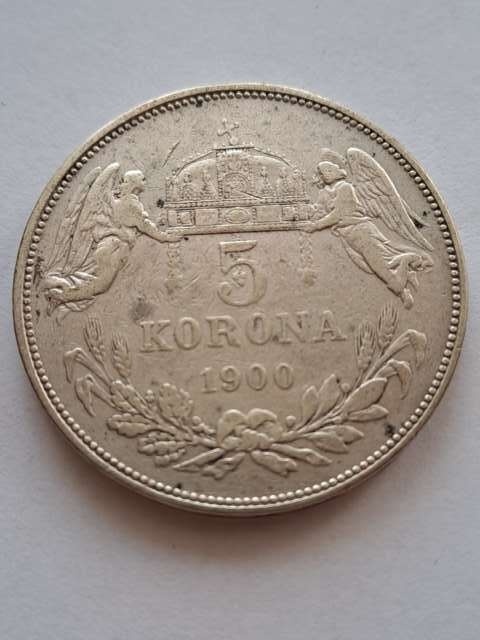 Austria 5 Koron Franciszek Józef I 1900 r