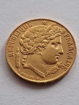 Francja 20 Franków Ceres 1851 r