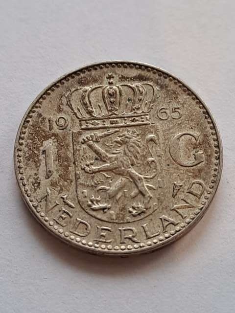 Holandia 1 Gulden Juliana 1965 r
