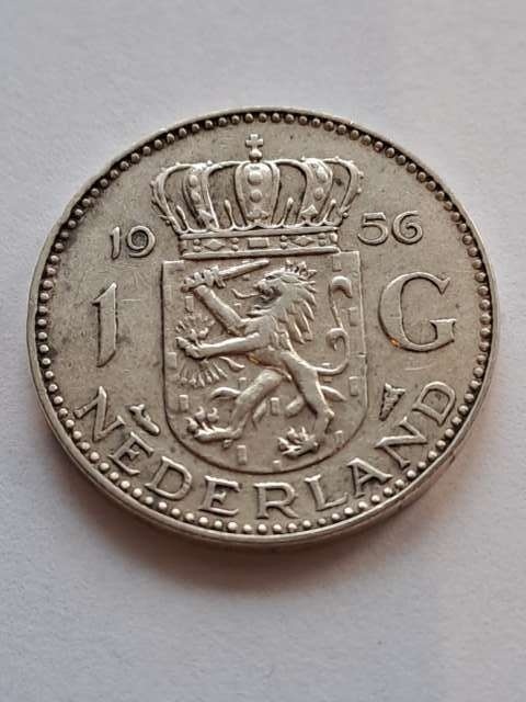 Holandia 1 Gulden Juliana 1956 r