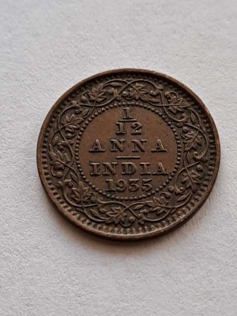 Indie 1/12 Anny Jerzy V 1935 r