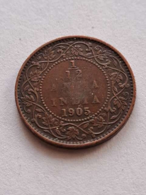 Indie 1/12 Anny Edward VII 1905 r