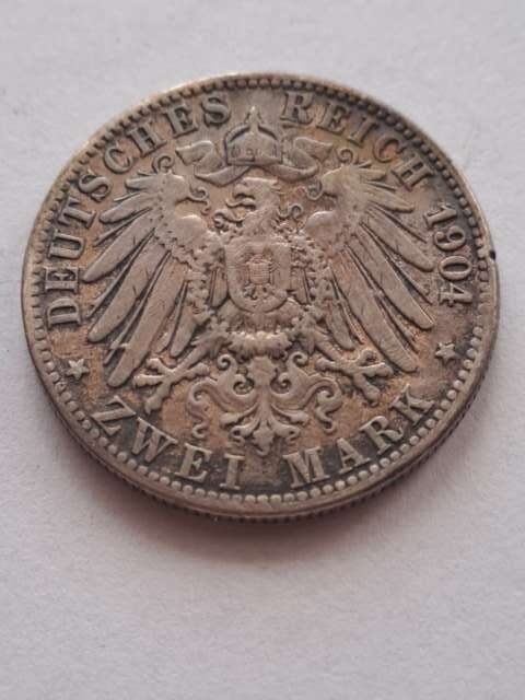 Niemcy 2 Marki Hamburg 1904 r