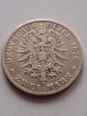 Niemcy 2 Marki Hamburg 1876 r