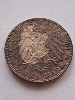 Niemcy 2 Marki Prusy 1901 r