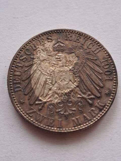 Niemcy 2 Marki Prusy 1901 r