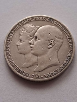 Niemcy 2 Marki Mecklemburg Schwerin 1904 r