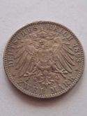 Niemcy 2 Marki Wirtembergia 1893 r
